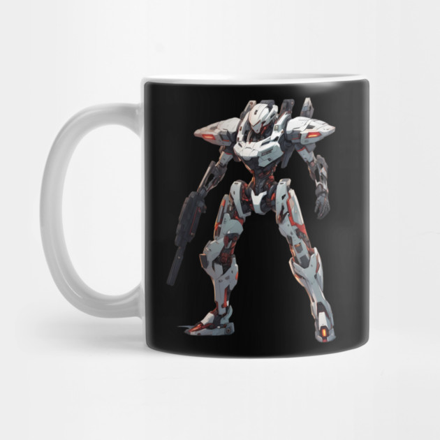 Futuristic Mecha Anime Robot by animegirlnft