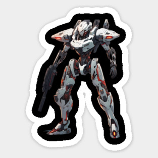 Futuristic Mecha Anime Robot Magnet