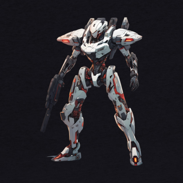 Futuristic Mecha Anime Robot by animegirlnft
