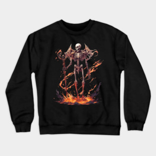 Unleashing the Darkness Evil Demon Hell Underworld Crewneck Sweatshirt