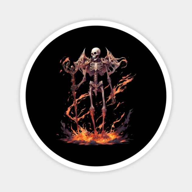 Unleashing the Darkness Evil Demon Hell Underworld Magnet by animegirlnft