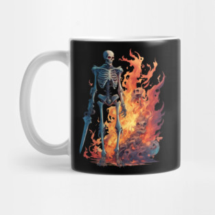 Infernal RealmsDomain of Evil Demons and Hellish Skeleton Mug