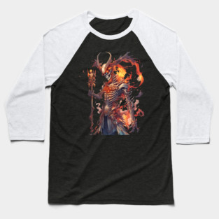 Devil of the Underworld Baseball T-Shirt