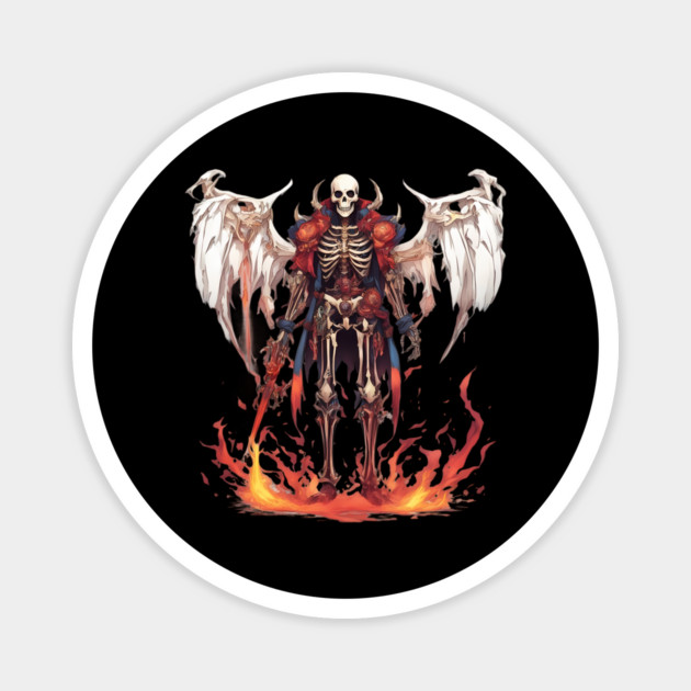 Beyond the Abyss Secrets of the Evil Demon Hell Underworld Magnet by animegirlnft