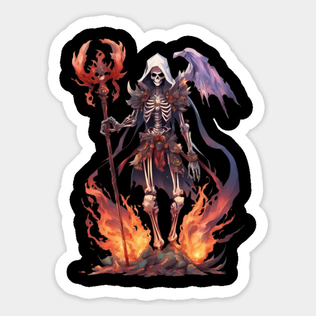 Demonic Descen Terrifying Realms of the Evil Demon Hell Underworld Magnet by animegirlnft