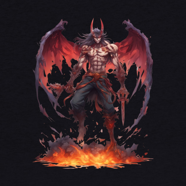 Malevolent Depths Perils of the Evil Demon Hell Underworld by animegirlnft