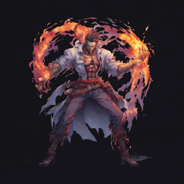 Anime Fire Magician by animegirlnft