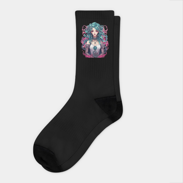 Evil lady of Darkness Socks by animegirlnft