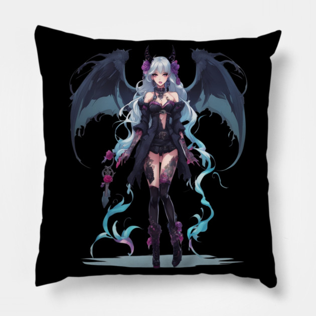Darkness Angel of Death Pillow by animegirlnft