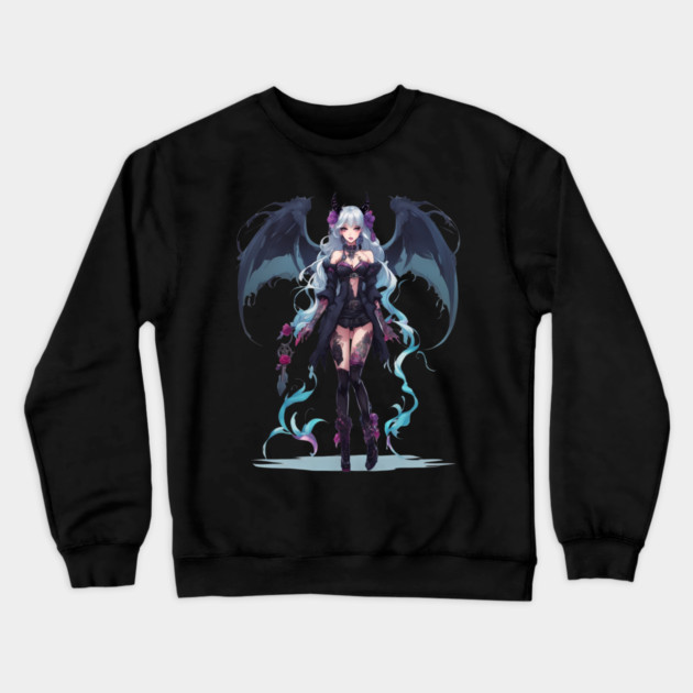 Darkness Angel of Death Crewneck Sweatshirt by animegirlnft