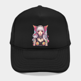 Beyond the Black Veil Emo Goth in the Anime World Hat