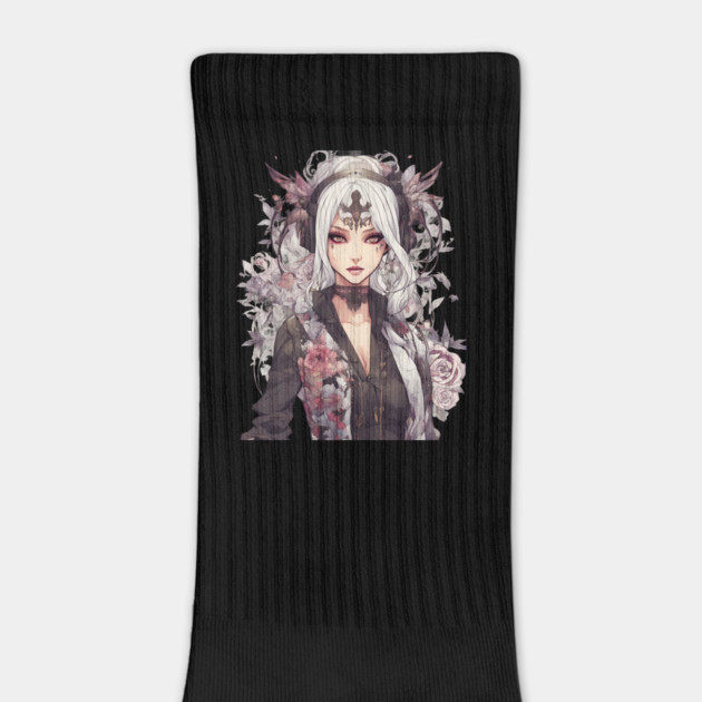 Melancholy Moonlight Emo Goth Anime Girl Universe by animegirlnft