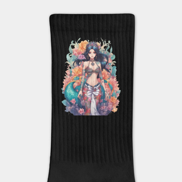 Black Hair Serpent Lady by animegirlnft