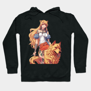 Werewolf Anime Girl Hoodie