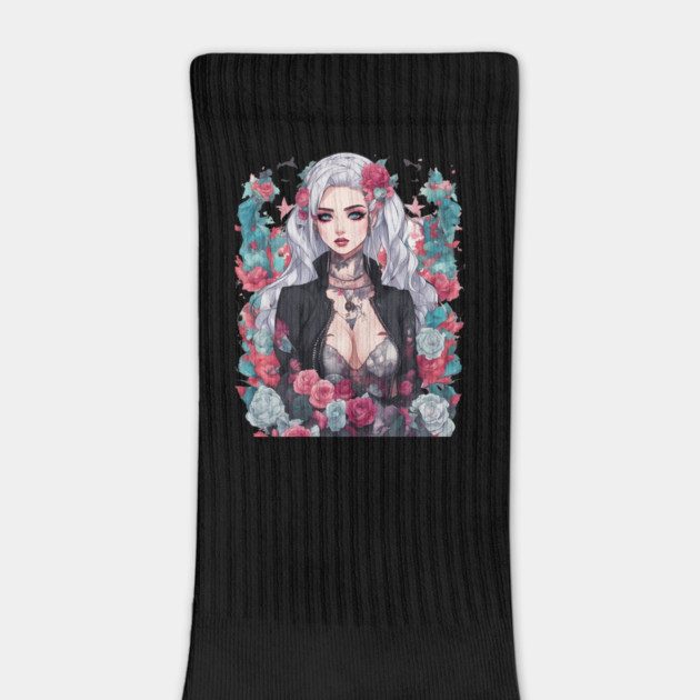 Darkness Within Life Emo Goth Anime Girl by animegirlnft