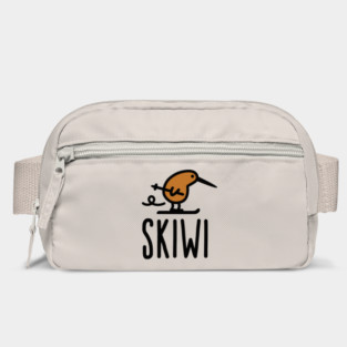 Skiwi funny kiwi New Zealand bird cartoon Bag
