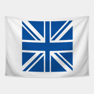Blue & White Union Jack Flag Tapestry