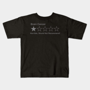 5 Star Review (Brain Cancer) Kids T-Shirt