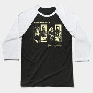 Joni Mitchell Retro Baseball T-Shirt