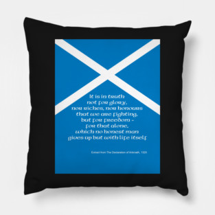 Declaration of Arbroath Pillow