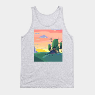 Sunset Time Tank Top