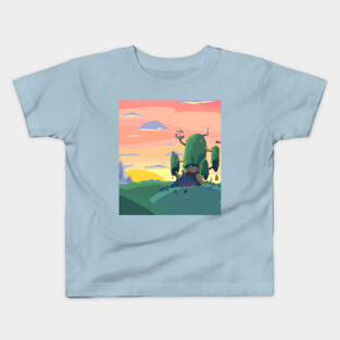 Sunset Time Kids T-Shirt