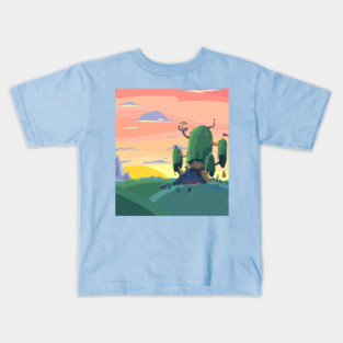 Sunset Time Kids T-Shirt