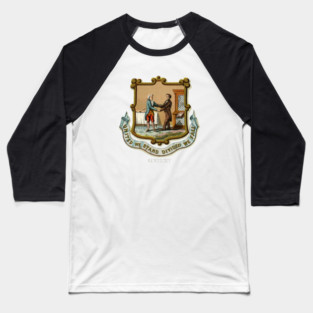 1876 Kentucky Coat of Arms Baseball T-Shirt