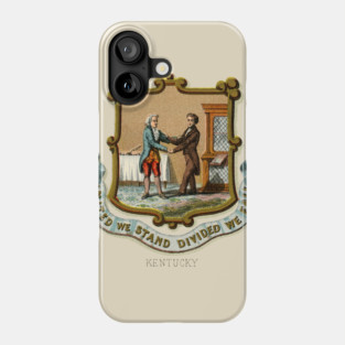 1876 Kentucky Coat of Arms Phone Case
