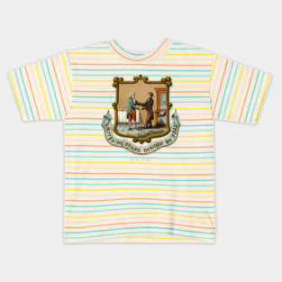 1876 Kentucky Coat of Arms Kids T-Shirt