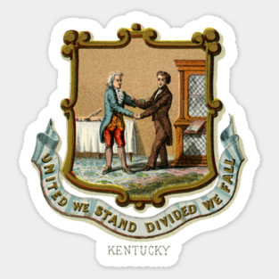 1876 Kentucky Coat of Arms Sticker