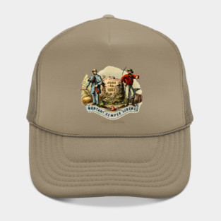 1876 West Virginia Coat of Arms Hat