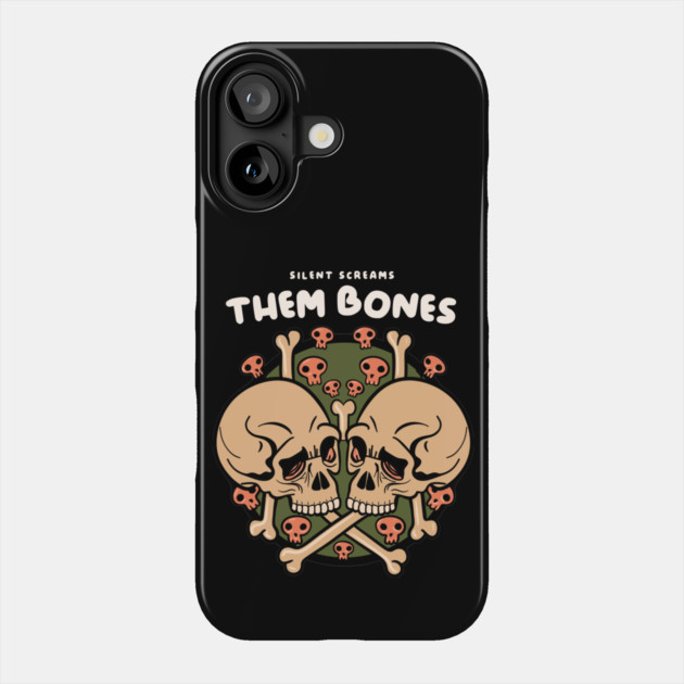 THEM BONES Phone Case by artslaves