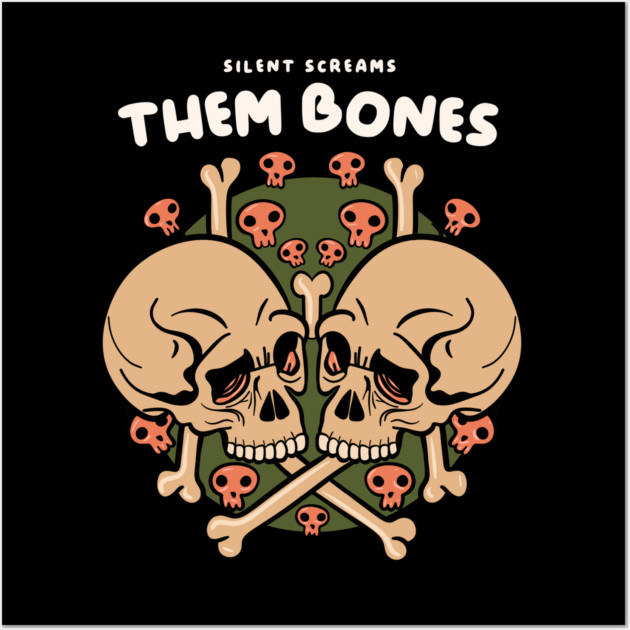 THEM BONES Wall Art by artslaves