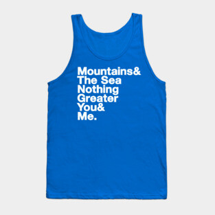 Mountains: Lyrical Jetset Tank Top