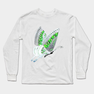 Agender Butterfly Long Sleeve T-Shirt