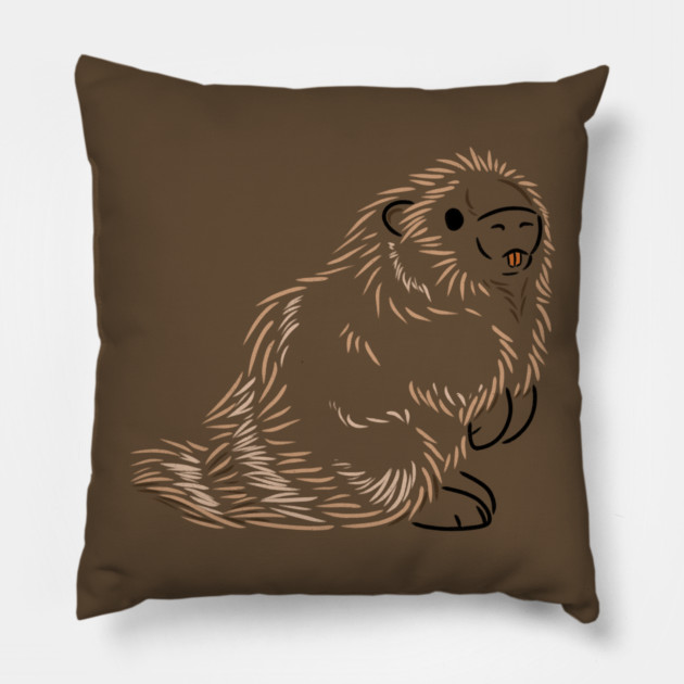 Porcupine Pillow by DeguArts