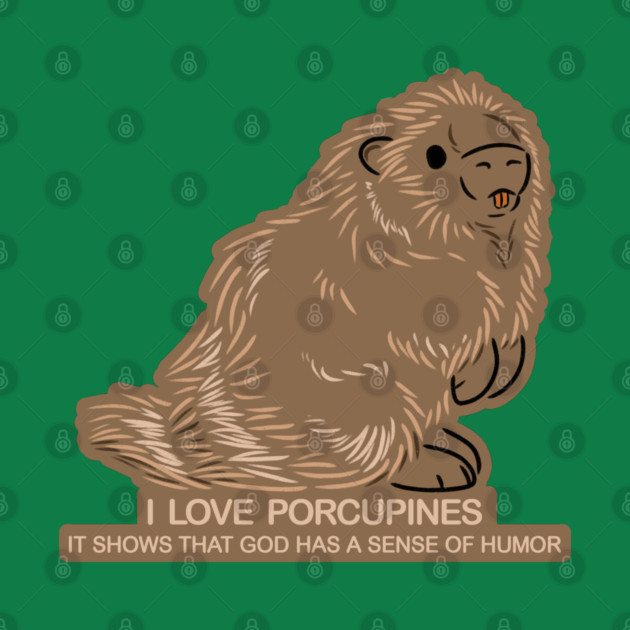 I Love Porcupines by DeguArts