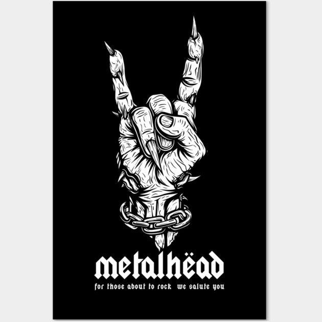 METALHEAD Wall Art by artslaves