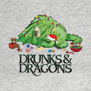 Drunk Dragon - Christmas version T-Shirt