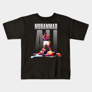Muhammad Ali Iconic Pose WPAP Kids T-Shirt