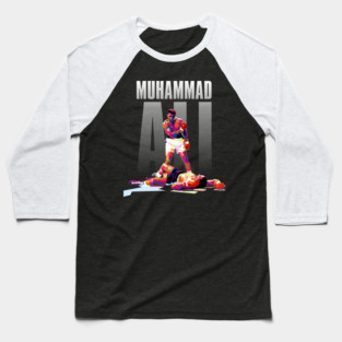 Muhammad Ali Iconic Pose WPAP Baseball T-Shirt