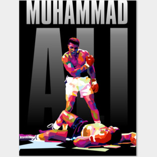 Muhammad Ali Iconic Pose WPAP Posters and Art