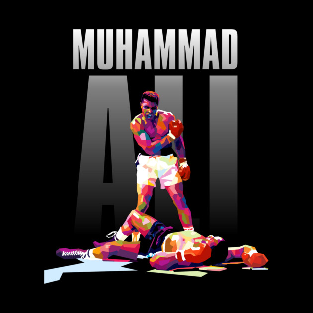 Muhammad Ali Iconic Pose WPAP by awangwidyatama