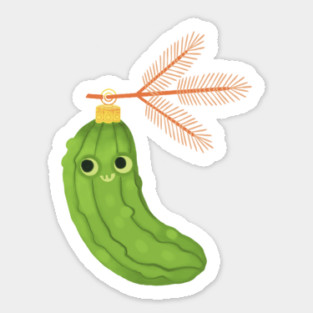 Pickle Ornament Sticker
