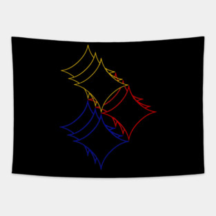 Trippy Steelers Tapestry