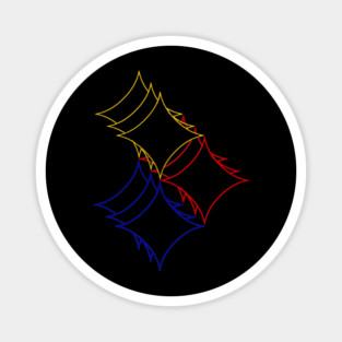 Trippy Steelers Magnet