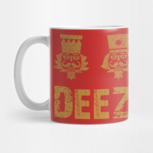deez nuts retro brown Mug