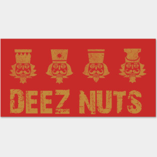 deez nuts retro brown Posters and Art