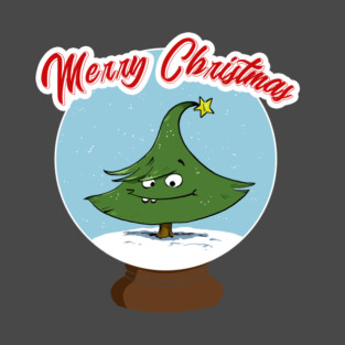 Merry Christmas snowglobe T-Shirt